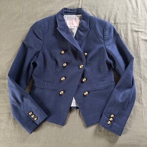 Navy Banana Republic Military Inspired Blazer - Women’s S